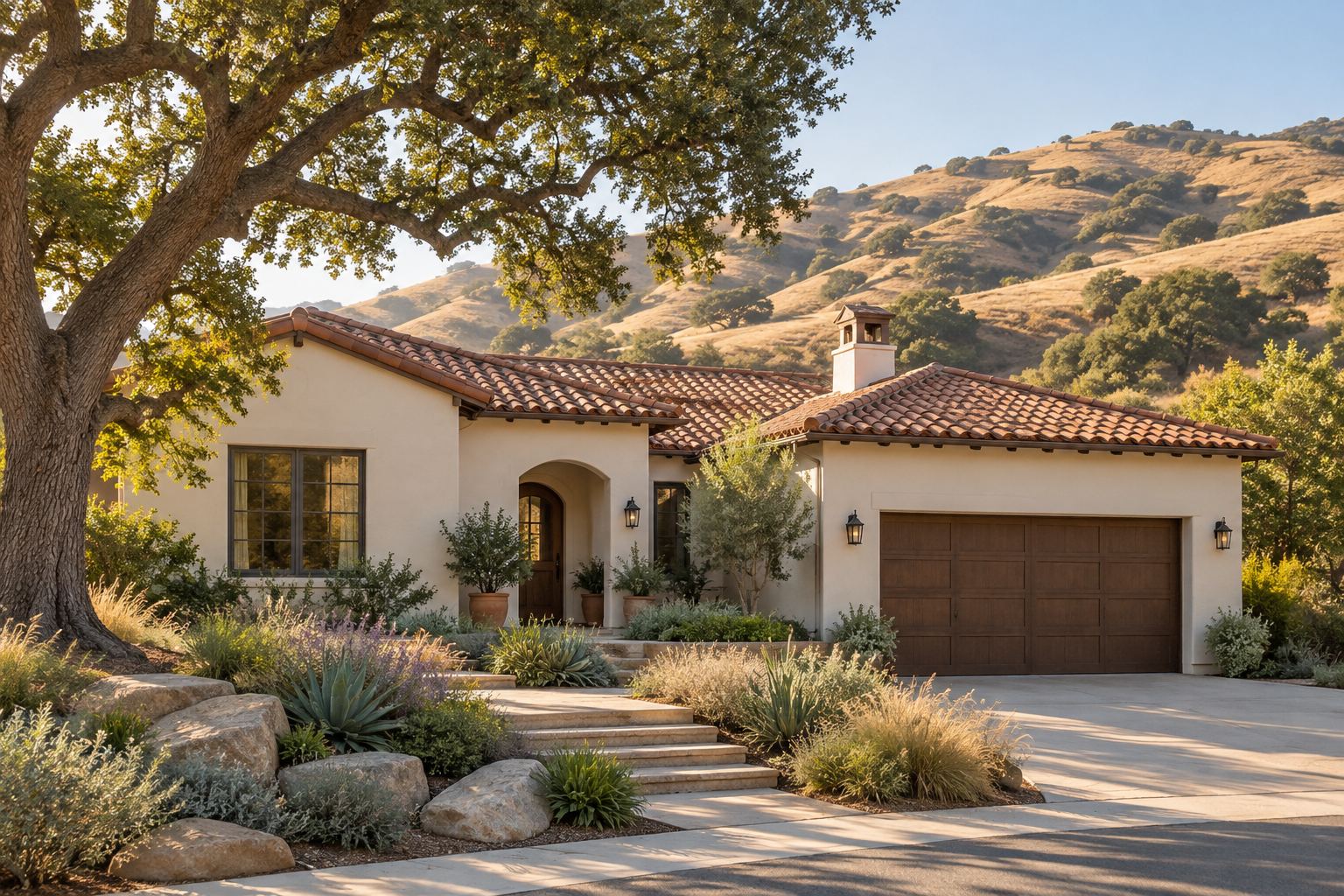 A Santa Clarita Valley home, illustrative